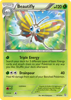 Beautifly Rare card from Dragons Exalted