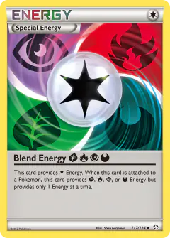 Blend Energy GrassFirePsychicDarkness Uncommon card from Dragons Exalted