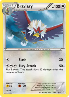 Braviary Rare card from Dragons Exalted