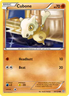 Cubone Common card from Dragons Exalted