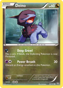 Deino Common card from Dragons Exalted