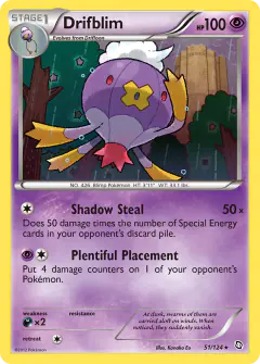 Drifblim Rare card from Dragons Exalted