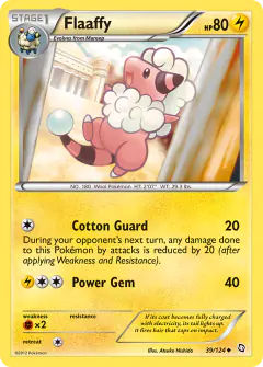 Flaaffy Uncommon card from Dragons Exalted