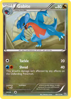 Gabite Uncommon card from Dragons Exalted