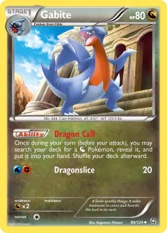 Gabite Uncommon card from Dragons Exalted