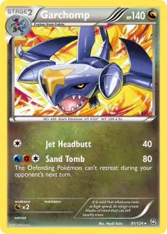Garchomp Rare card from Dragons Exalted