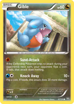 Gible Common card from Dragons Exalted