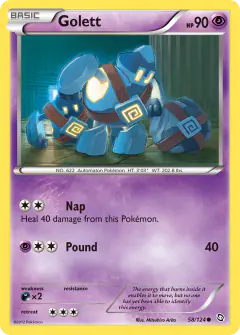 Golett Common card from Dragons Exalted