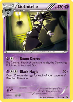 Gothitelle Rare card from Dragons Exalted