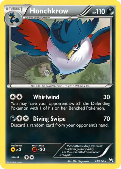 Honchkrow Rare card from Dragons Exalted