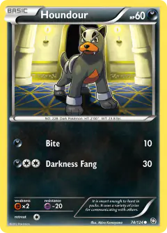Houndour Common card from Dragons Exalted