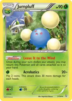 Jumpluff Rare card from Dragons Exalted