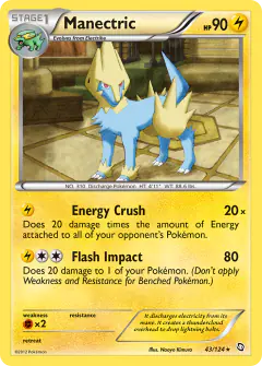 Manectric Rare card from Dragons Exalted