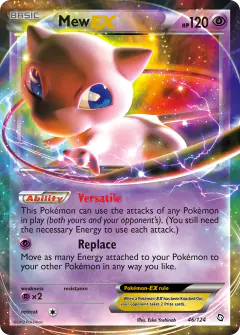 Mew-EX Rare Holo EX card from Dragons Exalted