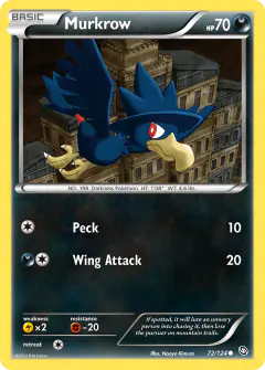 Murkrow Common card from Dragons Exalted