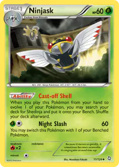 Ninjask Uncommon card from Dragons Exalted