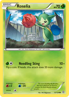 Roselia Common card from Dragons Exalted