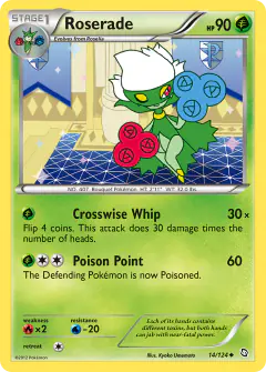 Roserade Uncommon card from Dragons Exalted