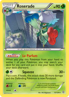 Roserade Rare card from Dragons Exalted