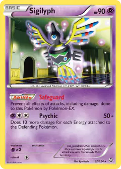 Sigilyph Rare Holo card from Dragons Exalted