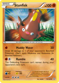 Stunfisk Uncommon card from Dragons Exalted