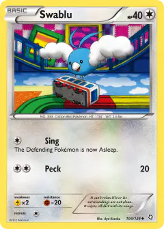 Swablu Uncommon card from Dragons Exalted