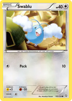 Swablu Common card from Dragons Exalted