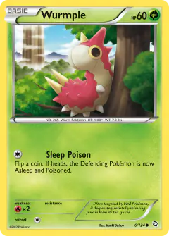 Wurmple Common card from Dragons Exalted