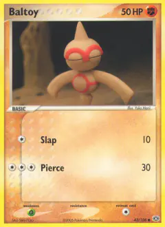 Baltoy Common card from Emerald