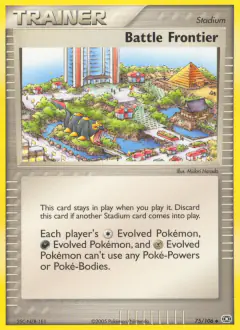 Battle Frontier Uncommon card from Emerald