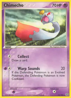 Chimecho Rare card from Emerald