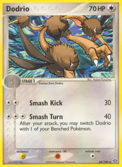 Dodrio Uncommon card from Emerald