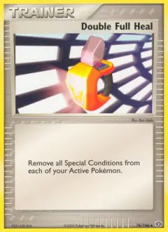 Double Full Heal Uncommon card from Emerald