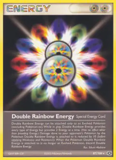 Double Rainbow Energy Rare card from Emerald