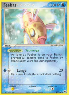 Feebas Common card from Emerald