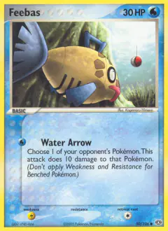 Feebas Common card from Emerald