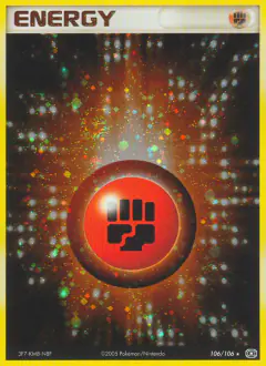 Fighting Energy Rare Holo card from Emerald