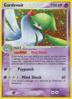 Gardevoir Rare Holo card from Emerald