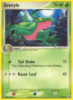 Grovyle Uncommon card from Emerald