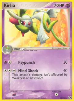 Kirlia Uncommon card from Emerald