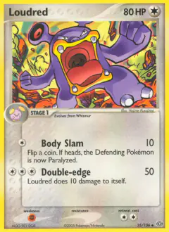 Loudred Uncommon card from Emerald