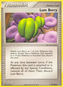 Lum Berry Uncommon card from Emerald