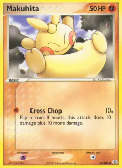 Makuhita Common card from Emerald
