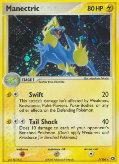 Manectric Rare Holo card from Emerald