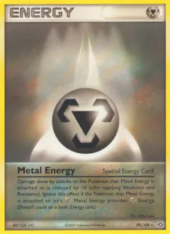 Metal Energy Rare card from Emerald