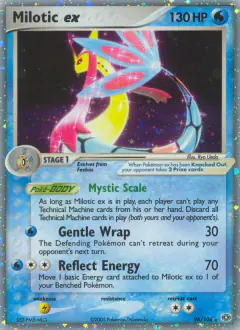 Milotic ex Rare Holo EX card from Emerald