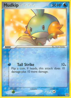 Mudkip Common card from Emerald
