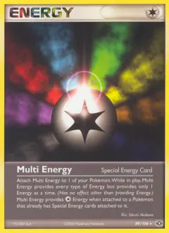 Multi Energy Rare card from Emerald
