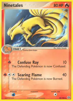 Ninetales Uncommon card from Emerald