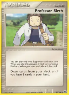 Professor Birch Uncommon card from Emerald